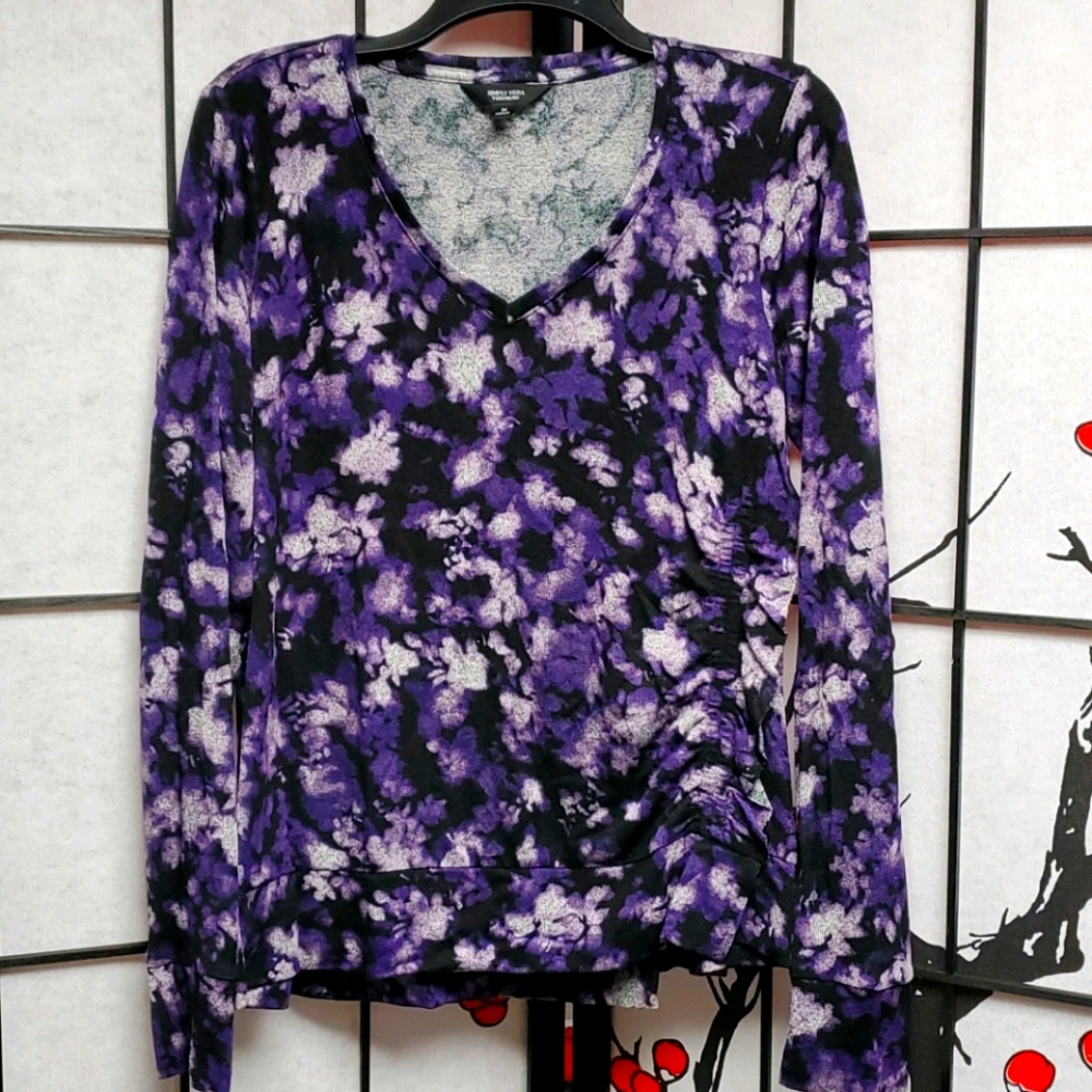 Purple long sleeve sweater